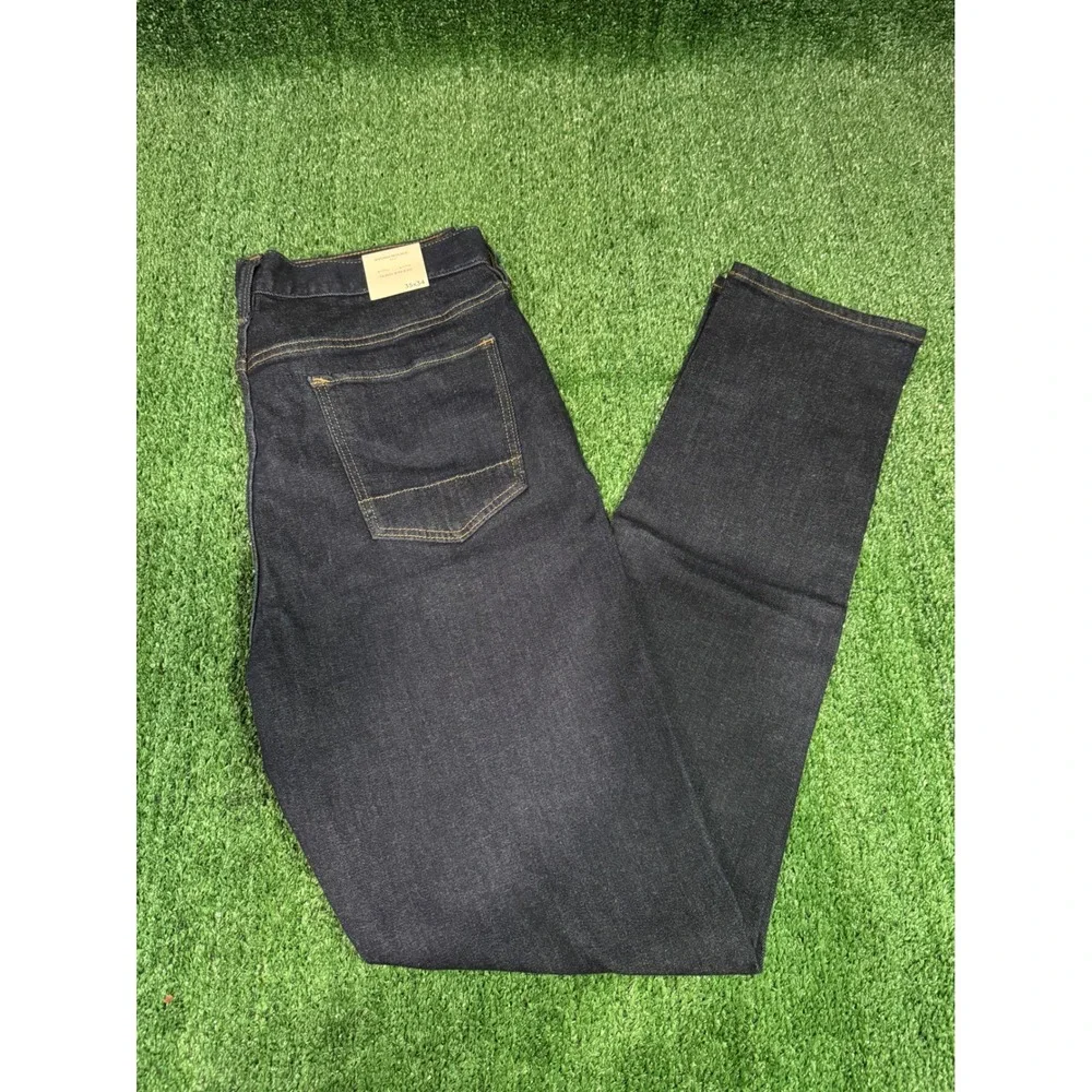 Banana Republic Travel Slim Fit Dark Wash Jeans Men Size 35x34